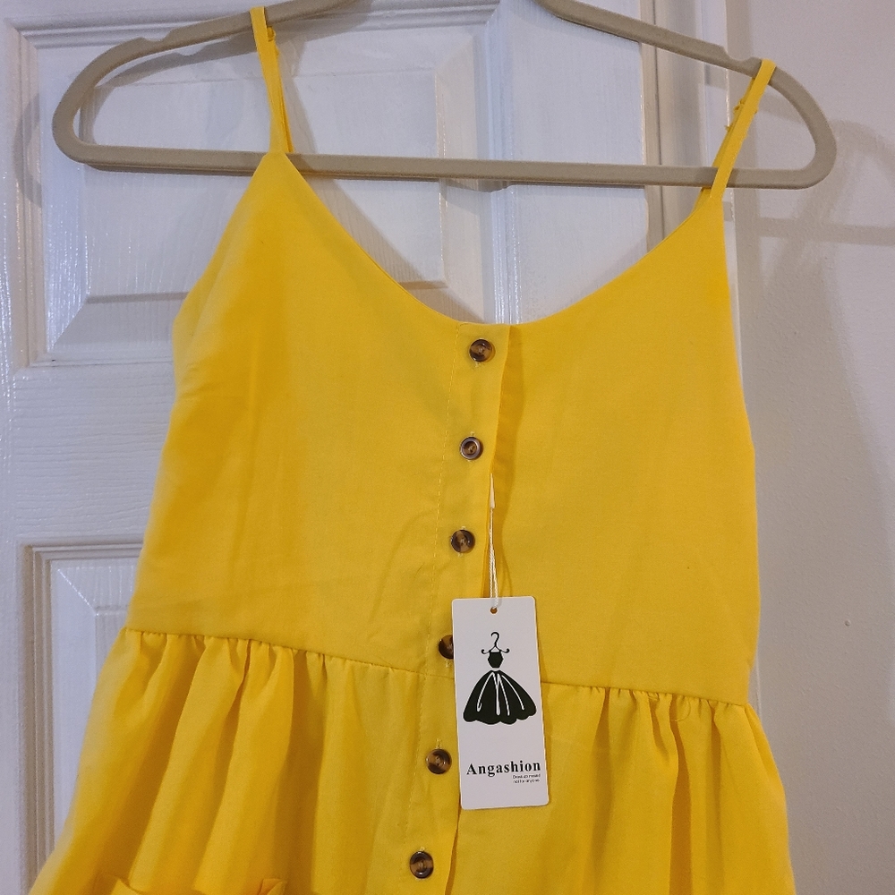 Bright yellow sundress